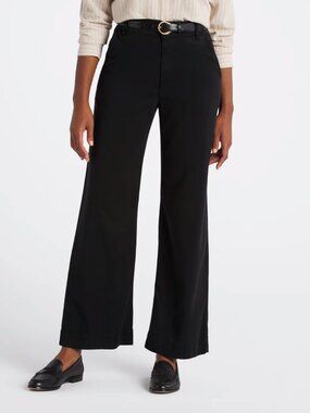 Bella Dahl Black Sydney Wide Leg Pant NWT Size 8